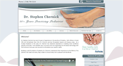 Desktop Screenshot of drchernick.com